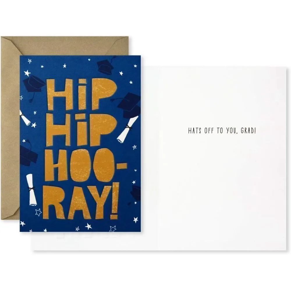 Hallmark Graduation Cards Assortment (12 Cards w/ Envelopes, 4 Designs) Congrats